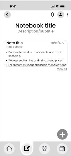 app notebook