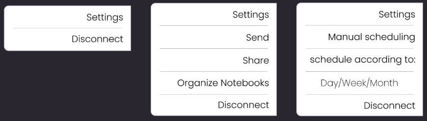 app right corner