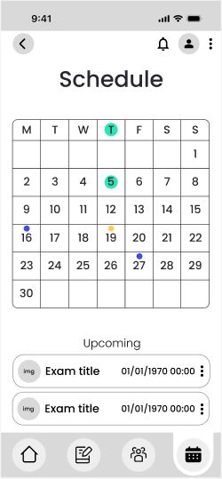 app schedule
