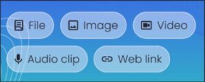 app upload buttons