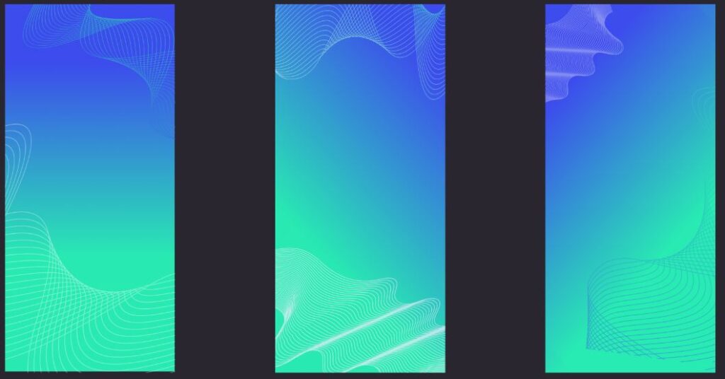 colored app homescreens