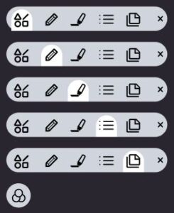edit bar