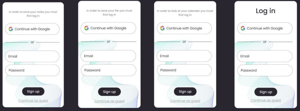 login app